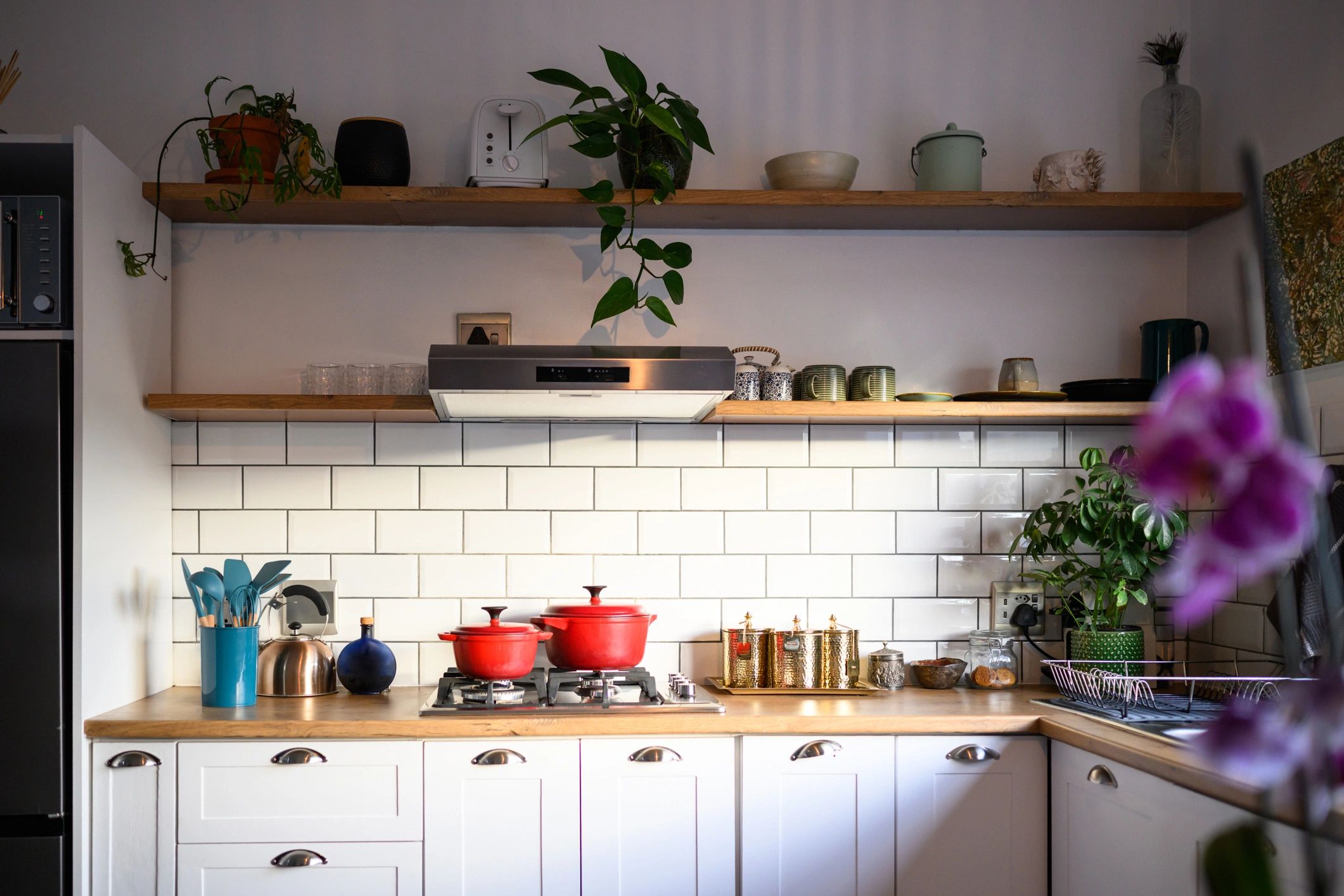 Modern residential kitchen representing home plumbing service